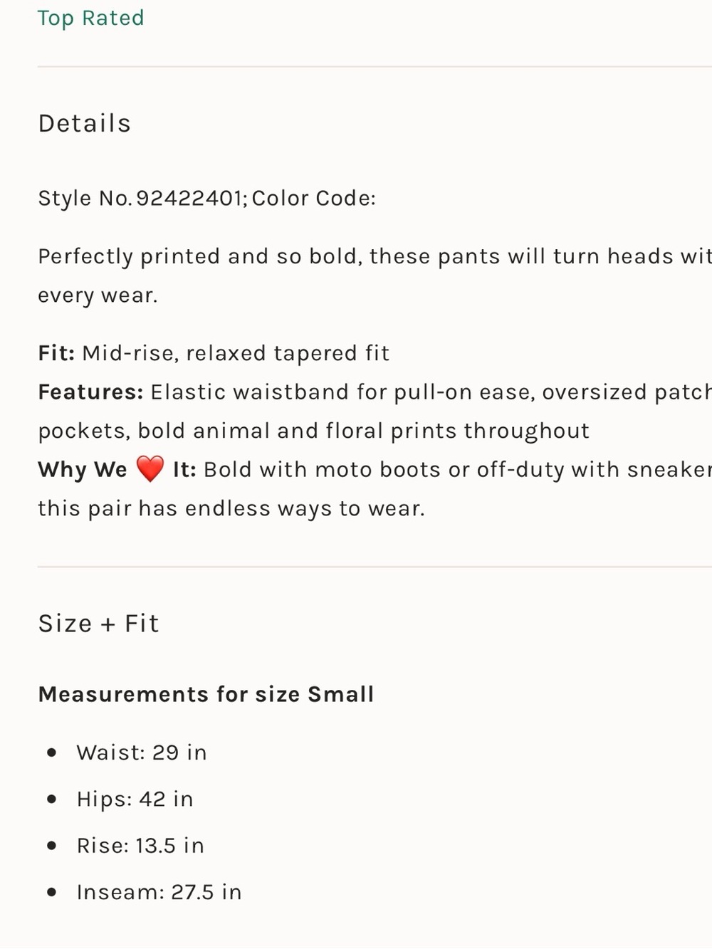 Free People Wild Thing Pants NWT - Picture 6 of 7